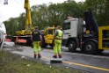 VU Gefahrgut LKW umgestuerzt A 4 Rich Koeln Hoehe AS Gummersbach P340